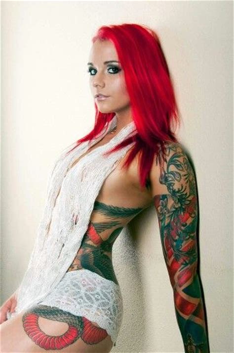 No selling in the sub. Red hair, tattooed girl, tattoo model | Tattooed girls ...
