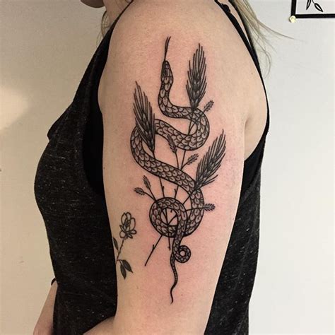 He's a snake in the grass — a guy you really can't trust. snake in the grass. thanks Alexandra nice to see you again! | Geometric tattoo, Tattoos, Snake ...