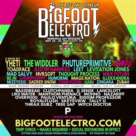 Was wir noch vor einigen wochen kaum zu träumen gewagt haben, wird nun realität: Tennessee's Bigfoot Electro 2021 Festival Reveals Monster ...