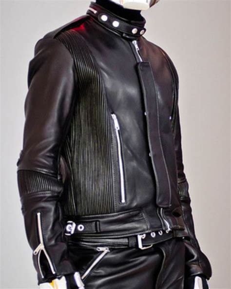 Daft punk black leather jacket | Leather jacket men ...