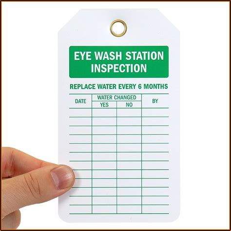 Includes spaces for item number, description, location, and quantity. Eyewash Inspection Template - Form : Resume Examples #a6Yn1pO9Bg