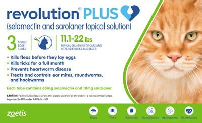 Find revolution plus for cats. REVOLUTION Plus Topical Solution for Cats, 11.1-22 lbs ...