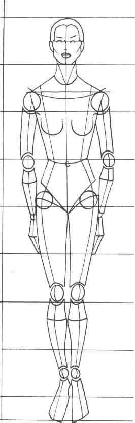 900x1197 woman's body structure by redjoey1992. Rule Of Proportion the human body - Figure Drawing ...