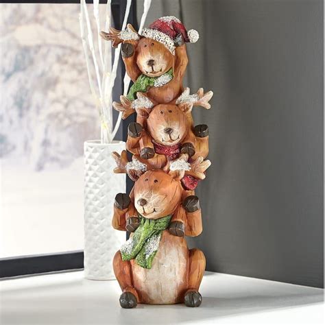 Check spelling or type a new query. Stacked Reindeer Figurine | Reindeer figurine, Figurines ...