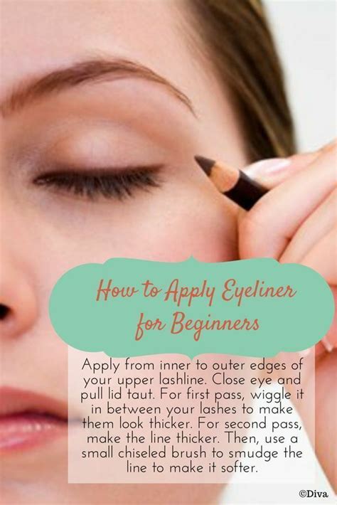 Read on for a complete guide to applying every eyeliner product. How To Apply Eyeliner for Beginners - From the inner to the outer edge of you upper lash line ...