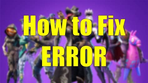 Be sure to comment down below if it did work for you. Fortnite Error As 1041