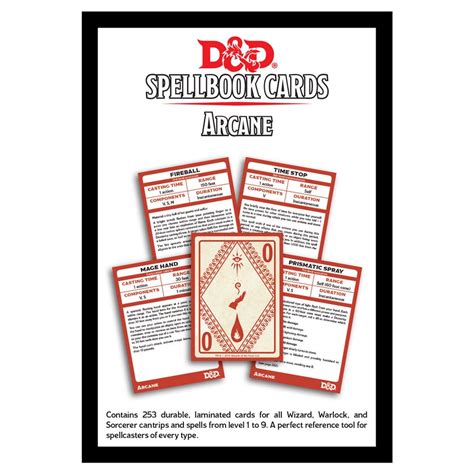 I'm sure you've seen gale force 9's spellbook cards before, right?. D&D Spellbook Cards: Arcane Deck