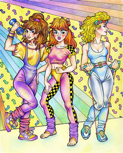 Get free printable coloring pages for kids. From Back to the 80s:1980s Fads and Fashion Coloring Book ...