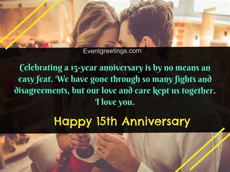 16.) it seems like yesterday that you started working with us. 20 Amazing 15 Year Anniversary Quotes And Wishes