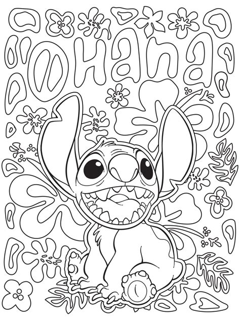 Lilo & stitch color page. Lilo and Stitch Coloring Page - Lilo & Stitch Photo ...