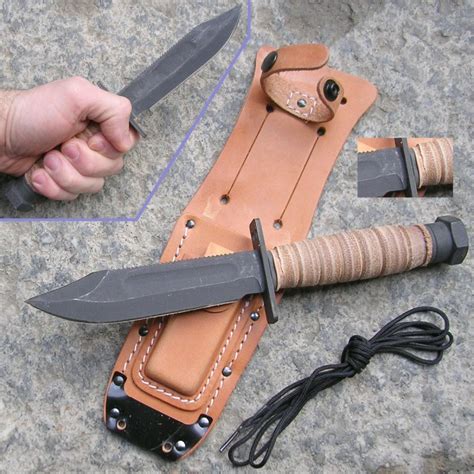 The air force survival knife from ontario knife company is remarkably contrasted with other major survival cutting edges money can buy. Couteau Ontario Air Force Survival. Acier Carbone 1095 ...