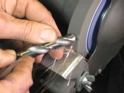 I haveanother common bit, it's called a spade bitand it's a flat type of bit. How to Hand Sharpen a Twist Drill | Drill bits, Sharpening ...