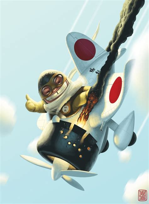 Kamikaze anime is a uk based online anime and gaming. zilber japanese kamikaze pilot plane crash grin character ...