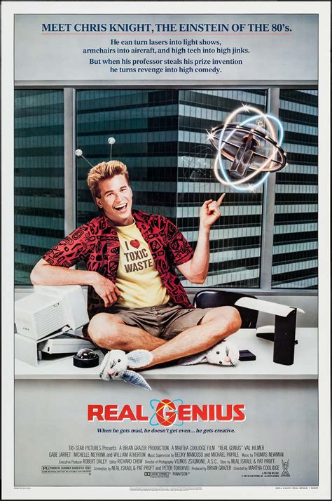 Real Genius (1985) poster - Dangerous Universe