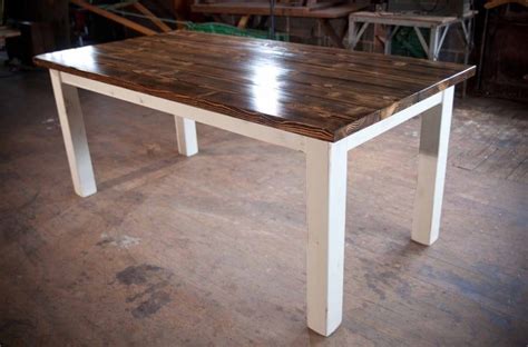 All furniture / dining room; 6' Solid Wood Farmhouse Table | Farmhouse Dining Table ...