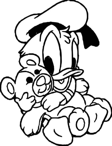 Watch as we color in baby donald duck in this coloring pages games for kids! Disney Baby Donald Duck Coloring Pages And Baby Stich ...