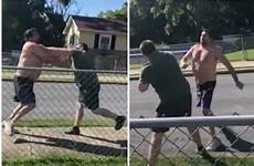neighbors fight brawl absurd