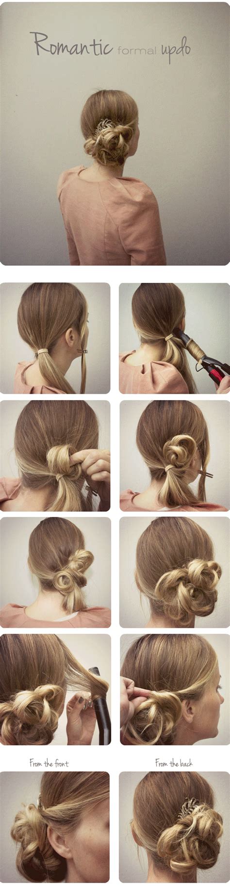 This helps elevate the style of your quickie updo. 11 Simple Yet Stylish Hairstyle Tutorials for Work ...