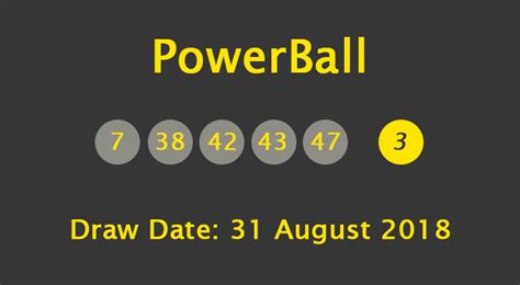 Powerball results february 2021 powerball results april 2021. PowerBall Results, Payouts: Friday, 31 August 2018 ...