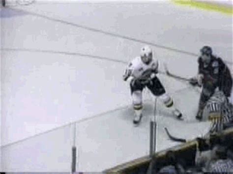 Maybe you would like to learn more about one of these? 25 Bone-Crushing Hockey Bodychecks GIFs | Total Pro Sports