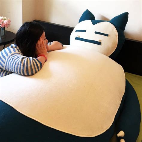 While a sewing machine does make it easier, you can do this manually too. Giant Snorlax Bean Bag | Giant snorlax, Pokemon ...