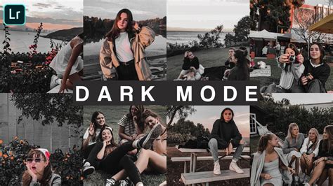 Free ios and android app with our presets available! Dark Mode Preset | Lightroom Mobile Tutorial and Presets ...