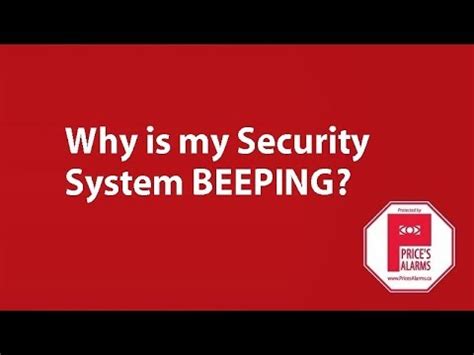 The co detectors require replacement of the battery periodically. Why does my Security System keep BEEPING? - YouTube