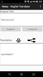 Additionally, it can also translate english into over 100 other languages. Malay - English Translator - Apps on Google Play