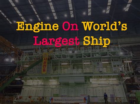 Discover the vessel's particulars, including capacity, machinery, photos and ownership. MAN Installed Its Biggest Engine on Largest Container Ship ...