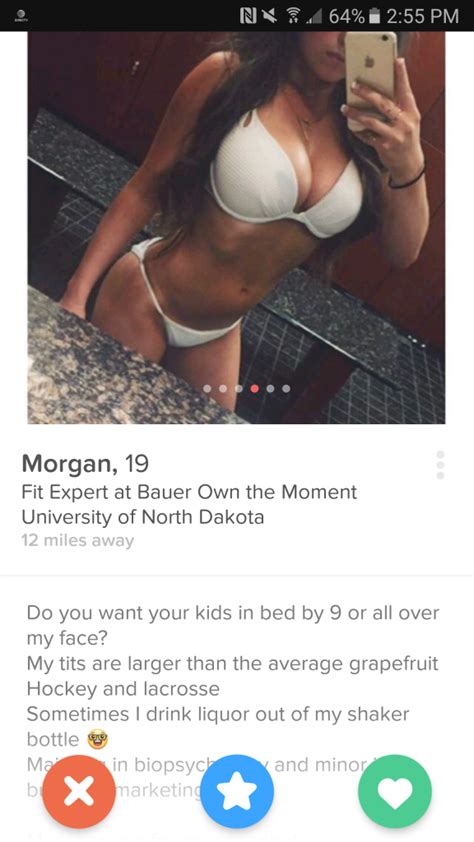 18 year old is i think the legal age for being on tinder so its completely ok and normal to have a tinder account. The Best/Worst Profiles & Conversations In The Tinder ...