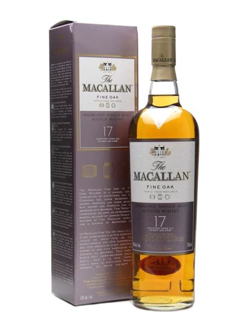 This feature is to be used as a guide price only. Macallan 17 Year Old Fine Oak Scotch Whisky : The Whisky ...