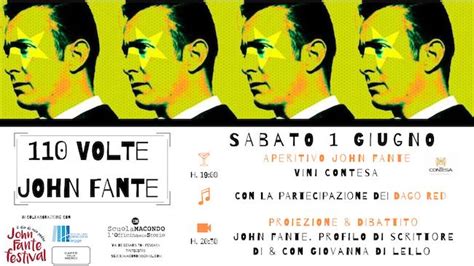 Maybe you would like to learn more about one of these? 110 volte John Fante, tributo nel weekend a Pescara