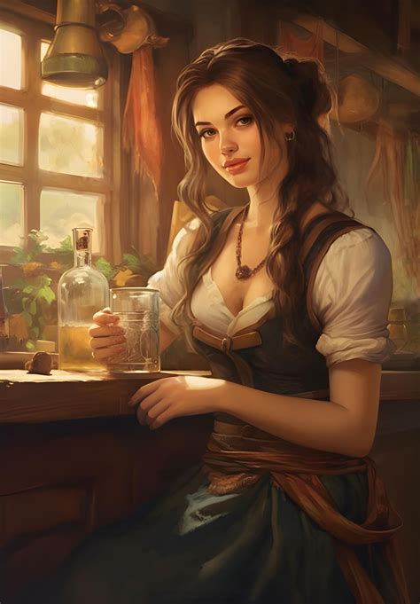 ArtStation - NPCs: Inga the Innkeeper