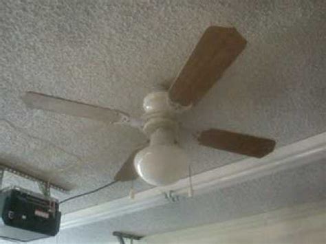 If you plan to hang a ceiling fan inside a damp area. 36" Heritage Spector Ceiling fan - YouTube