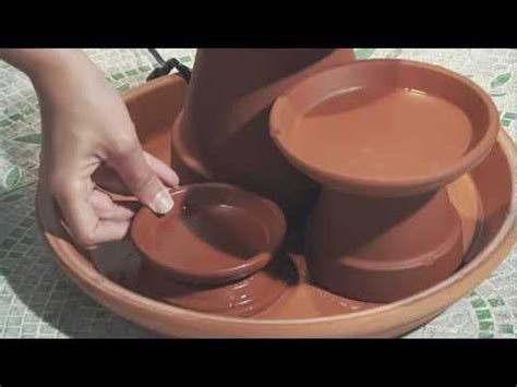 Some clay pots don't have drainage holes in them, making it difficult to use them for outdoor plants or sensitive indoor plants. Terra Cotta Fountain - How To Build - Menards I ...