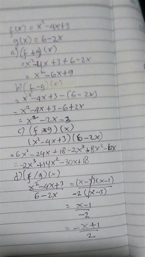 Diketahui f(x) = 2x + 1 dan g(x) = 3x2. diketahui dua fungsi f dan g yang masing masing di ...