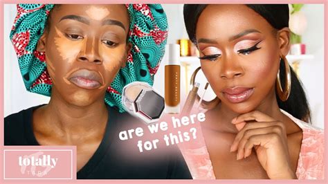 Fenty beauty pro filt'r instant retouch. LETS GET REAL! New Fenty Beauty Concealer & Powder Review ...