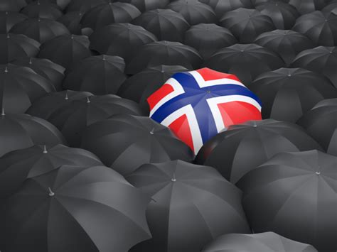 The capital is longyearbyen and the official languages are norwegian and russian, beside esperanto, the federal language. Umbrella with flag. Illustration of flag of Svalbard and ...