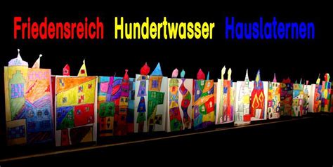 The hundertwasser village was built both on the inside and the exterior by concepts of artist friedensreich hundertwasser during the years 1990 and 1991. Hundertwasser-Haus-Laterne | Hauslaternen, Hundertwasser ...