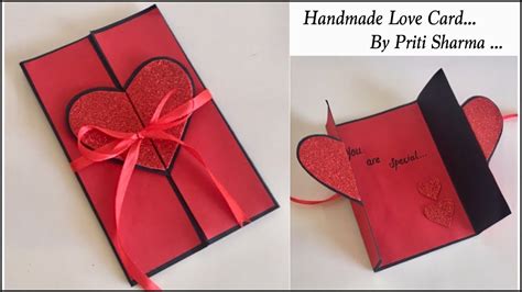 A simple design process allows you to create a card with make a card fit for any occasion, including birthdays, weddings, graduations, holidays. DIY : Simple And Easy Love Greeting Card Tutorial ...