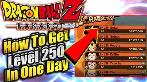This way you don't have to wait and collect the dragon balls all over again. Dragon Ball Z Kakarot How To Get Level 250 In One Day ...