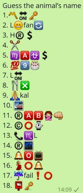 Find your this article gives you the most interesting and most popular whatsapp puzzles with answers. Whatsapp jokes, quiz, puzzles, riddles and messages: Guess ...