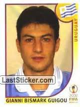 Gianni guigou, ex calciatore uruguaiano; Sticker 69: Gianni Bismark Guigou - Panini FIFA World Cup ...