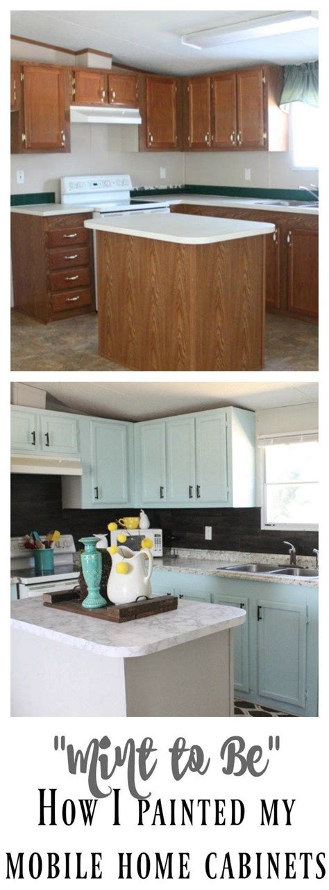 Painting rv cabinets without sanding or doing the same in a mobile home may yield messy results. Mobile Home Cabinet Makeover | Mobile home kitchen cabinets, Mobile home kitchens, Remodeling ...