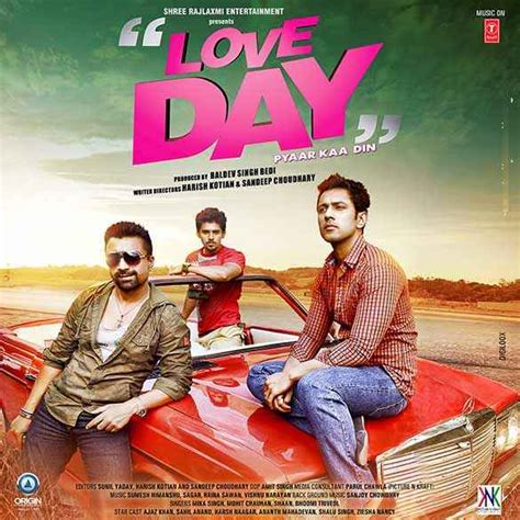 Also you can see about 99 songs cast posters like tenzin dalha, lisa ray, ehan bhat, edilsy vargas, manisha koirala, aditya seal, thomson andrews. Love Day (2017) Movie, Songs Lyrics, Videos, Trailer ...