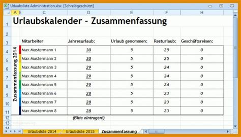 Dazu benötigen sie nur excel. Limitierte Auflage Urlaubsliste Excel Vorlage Für 2019