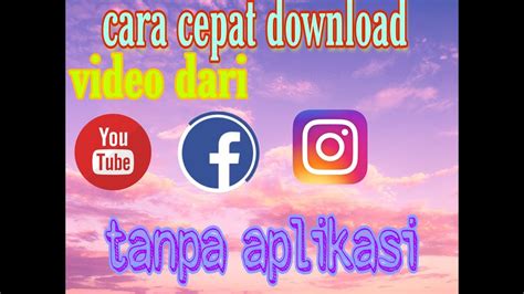 Sementara untuk pengguna aplikasi facebook lite yang lebih hemat kuota, masih bisa download video dari facebook dengan mengikuti cara seperti di bawah ini nih! cara download video dari youtube facebook instgram dan ...