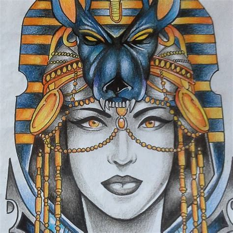 Cleopatra vii philopator was the last active ruler of the ptolemaic kingdom of egypt. Jim Perez auf Instagram: „Cleopatra & Anubis. Egyptian ...