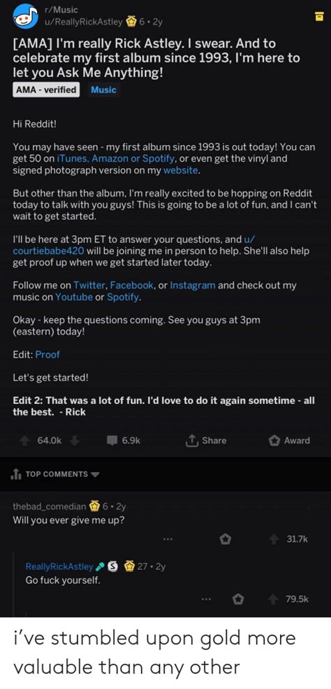 And the city of miami has considered letting residents pay taxes with bitcoin. rMusic uReallyRickAstley 62y AMATI'm Really Rick Astlev I ...