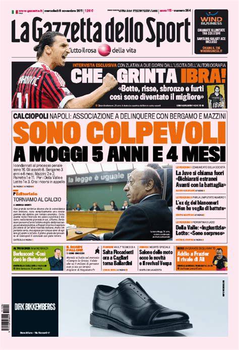 When la gazzetta dello sport, one the best selling newspapers in italy, faced the time of a format change and a repositioning, a rebranding was needed to make possible this transition. Gazzetta dello Sport / Sono colpevoli